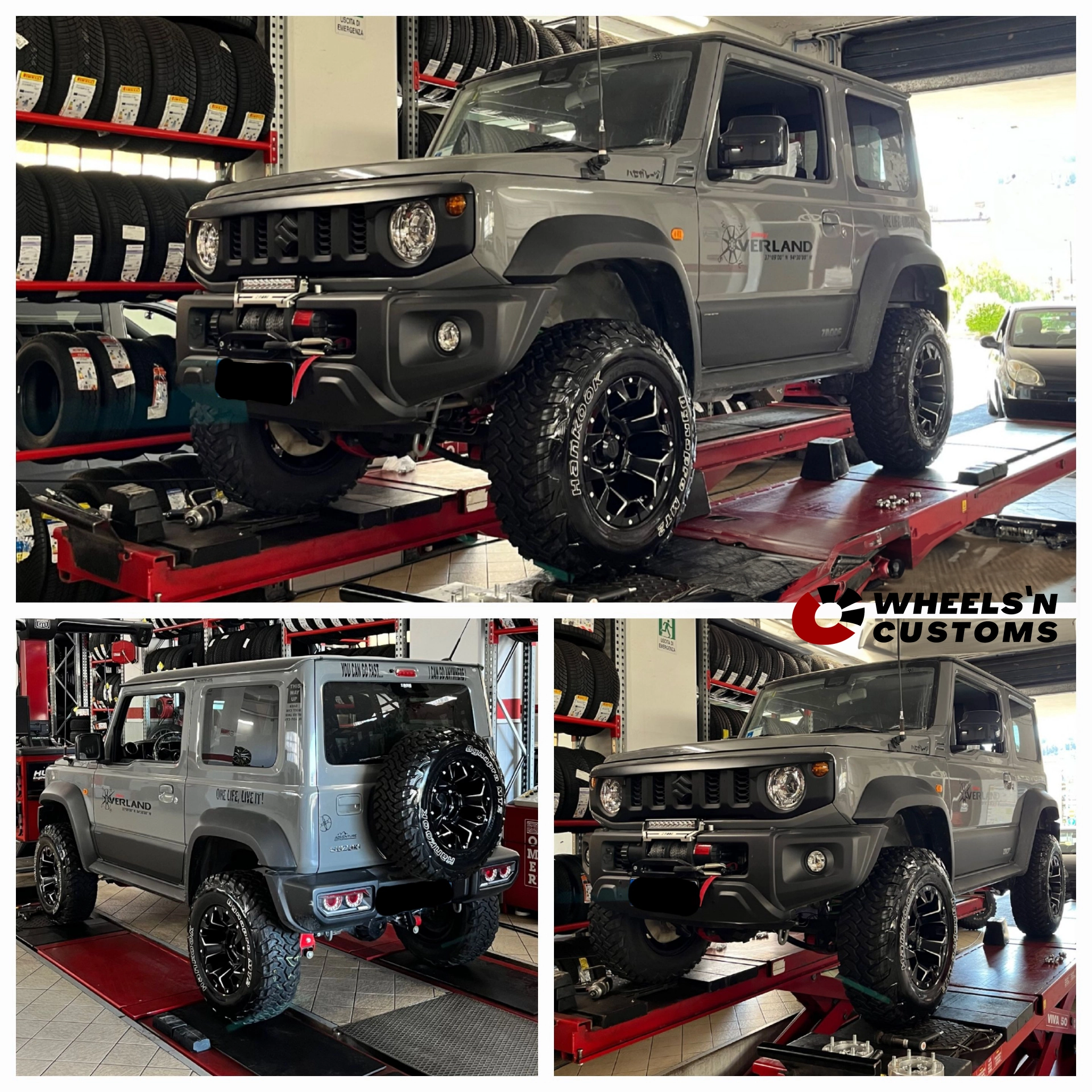 Suzuki Jimny - 15 inch FUEL Assault D546 Matt Black - 5x139.7 8J ET16