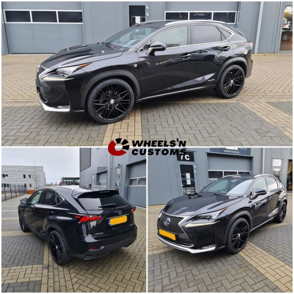 Lexus NX300 - 22 inch Riviera RV130 Gloss Black - 5x114,3 ET38