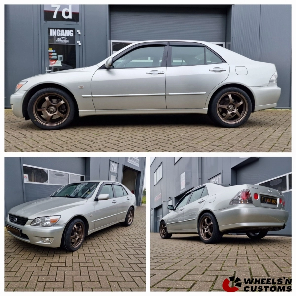 Lexus IS200 - 17 + 18 inch Motegi Ultralight MR131 Matt Bronze - 5x114,3 7J ET45 + 8J ET45