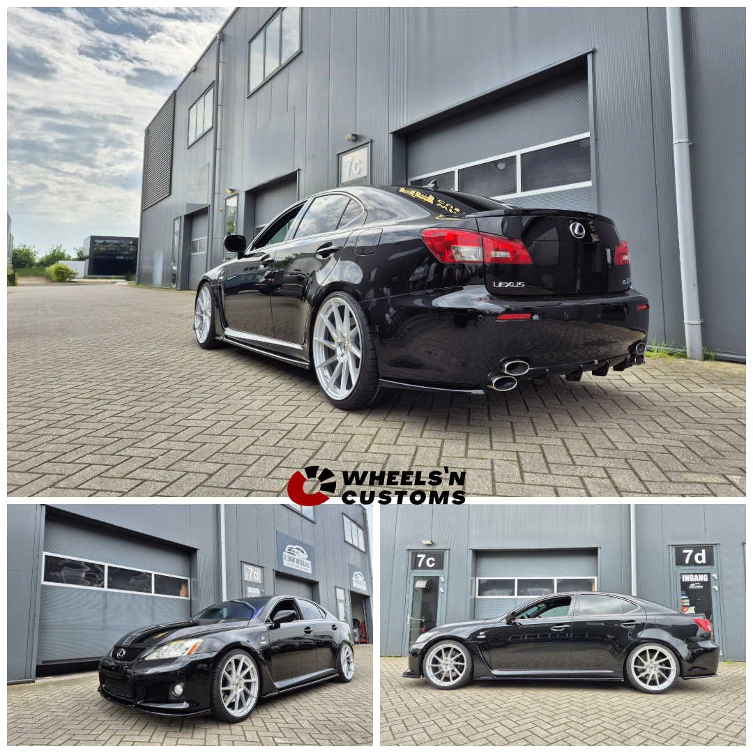 Lexus IS F - 20 inch Japan Racing JR36 Silver - 9J ET38 + 10.5J ET45