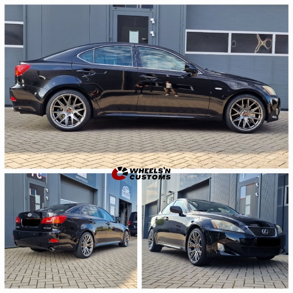 Lexus IS250 - 19 inch Axe CS Lite Hyper Black - 5x114.3 8.5J + 9.5J ET40