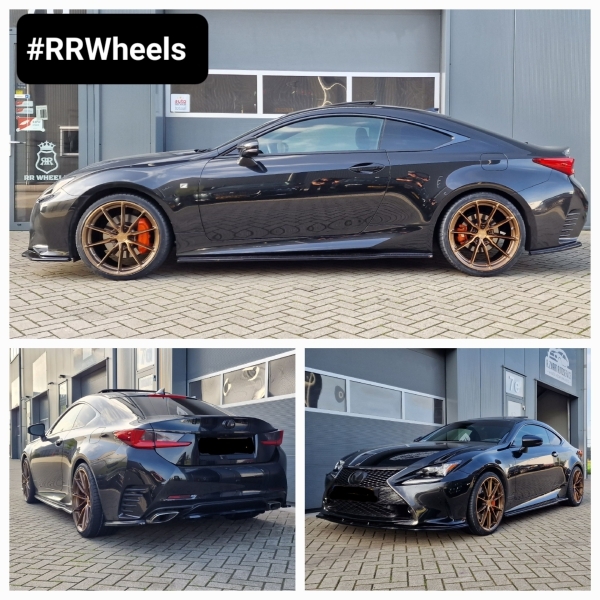 Lexus RC300 - 20 inch Japan Racing JR37 Platinum Bronze - 9J ET45 + 10J ET45