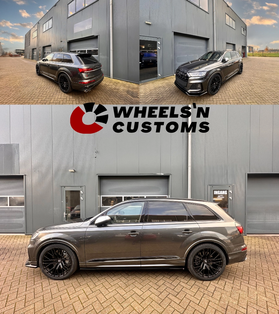 Deze Audi SQ7 hebben we voorzien van een Maxton Design pakket.  Front Splitter Audi SQ7 /Q7 S-Line Mk2 (4M) Facelift / Bumper Lip Side Skirts Diffusers Audi SQ7 + S-Line Mk2 (4M) Facelift Spoiler Cap 