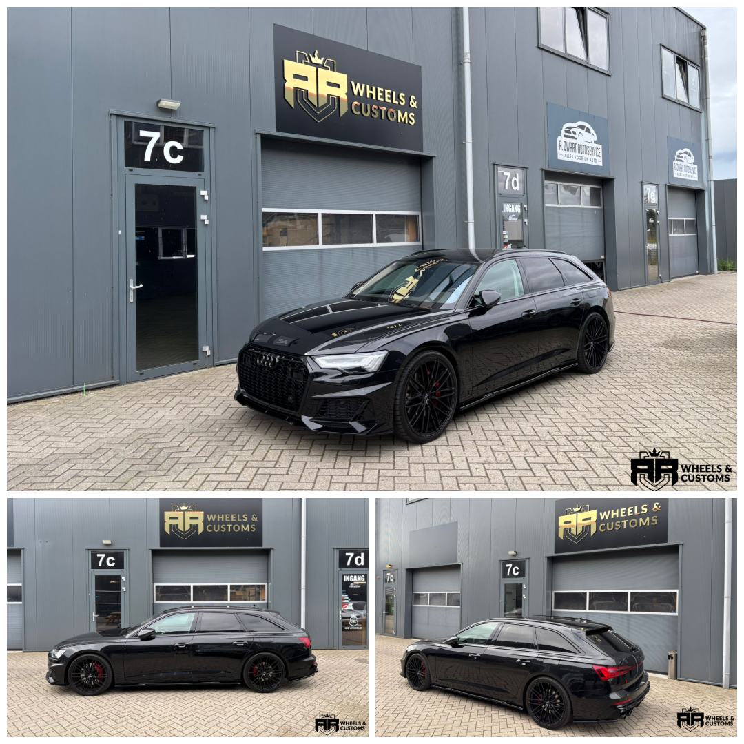 Audi A6 Avant C8 voorzien van Maxton Design onderdelen