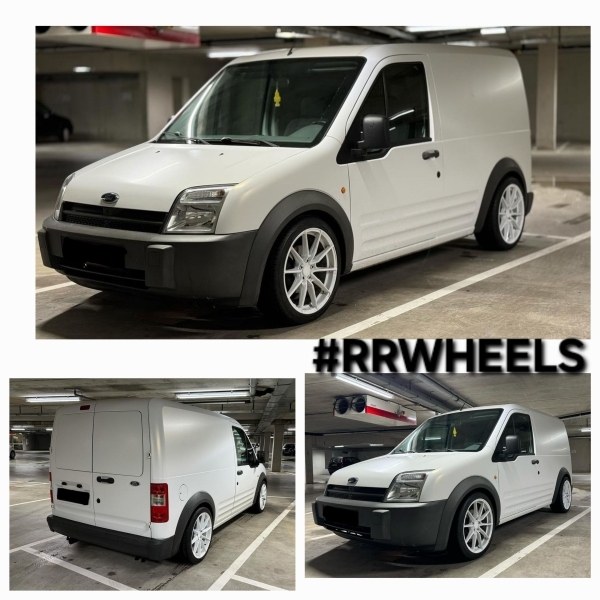 Ford Transit Connect - 18 inch Japan Racing SL02 full white