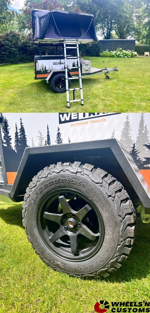 Wij hebben nieuwe JR Wheels JR3 in 16 inch 8J ET25 geleverd. Een mooi resultaat voor deze Camper Aanhanger