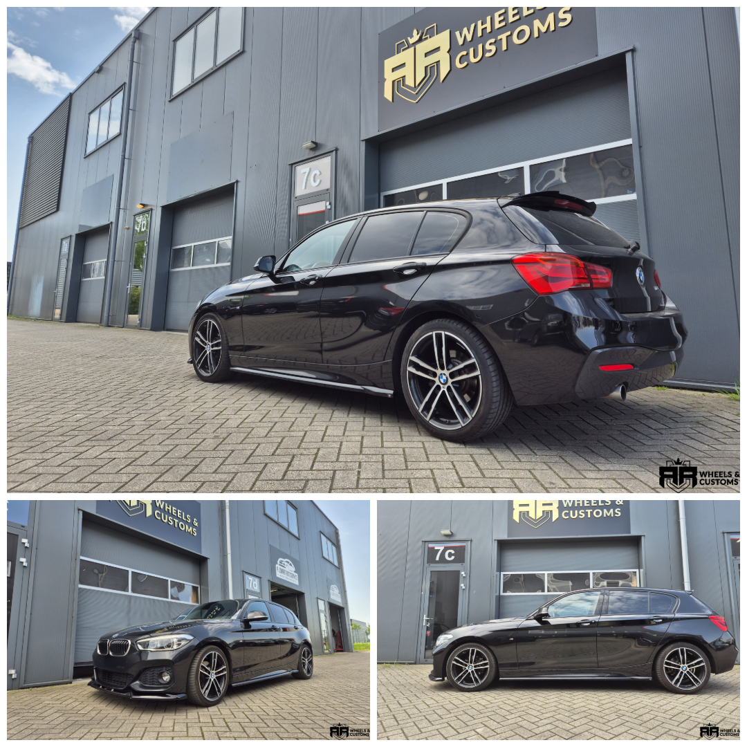 BMW 1 serie F20 voorzien van Maxton Design pakket