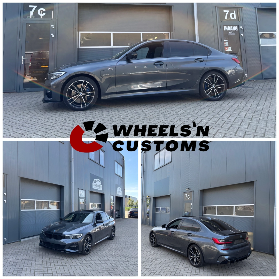 BMW 3-serie G20 voorzien van Maxton Design onderdelen