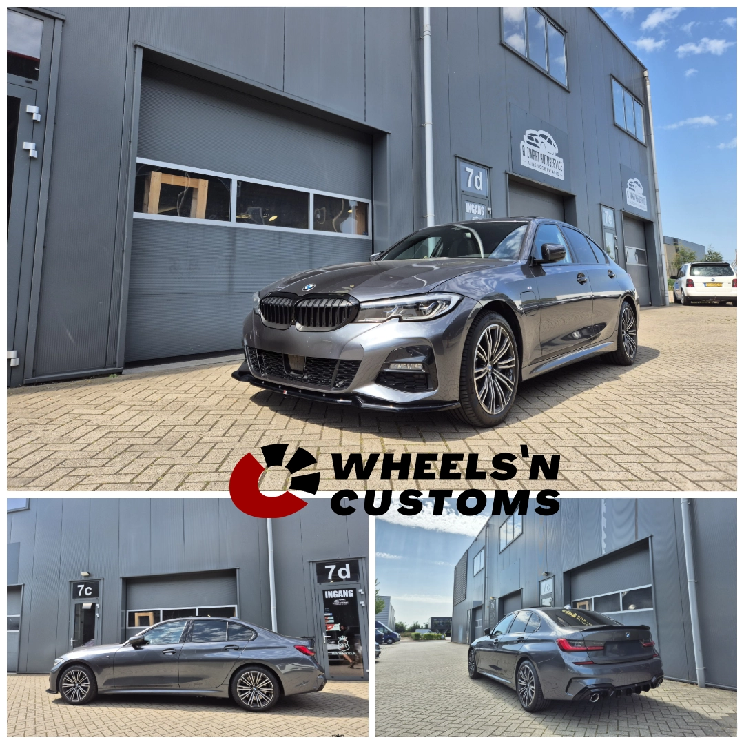 BMW 3-serie G20 voorzien van Maxton Design onderdelen