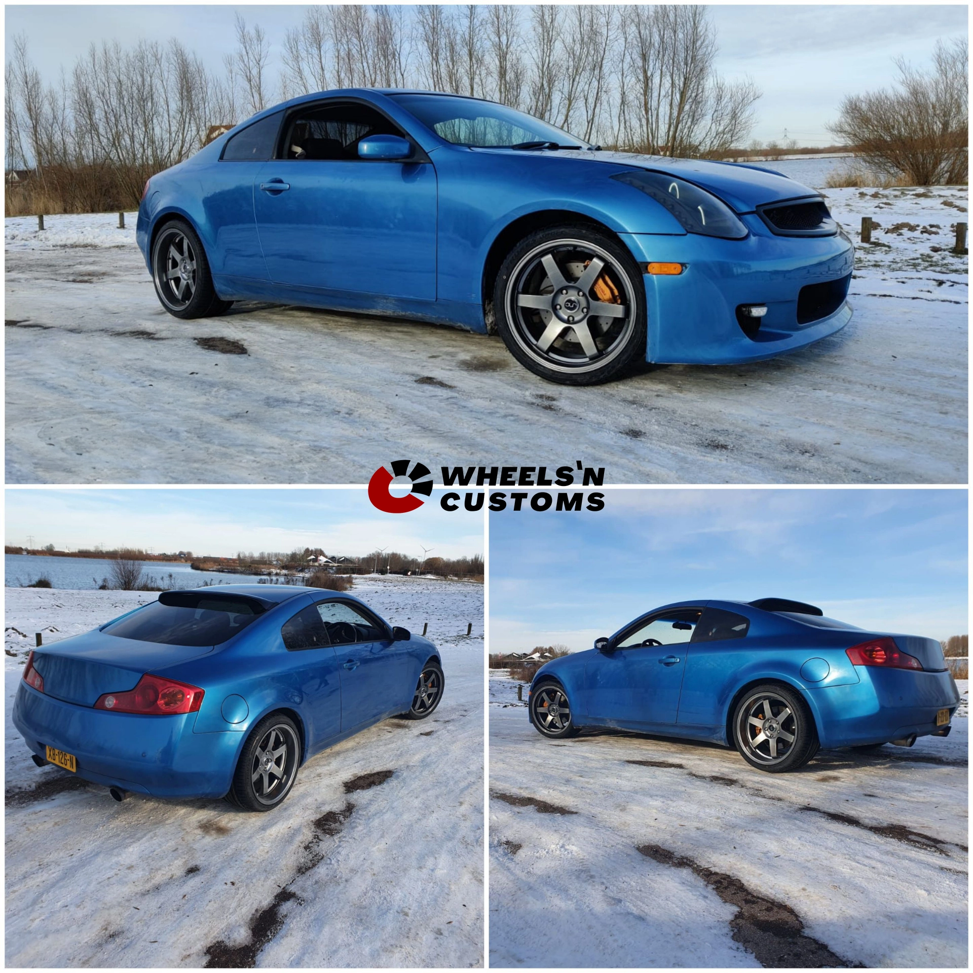 Nissan Skyline 350GT -  19 inch JNC JNC014 - 8.5J ET30 + 10.5J ET25