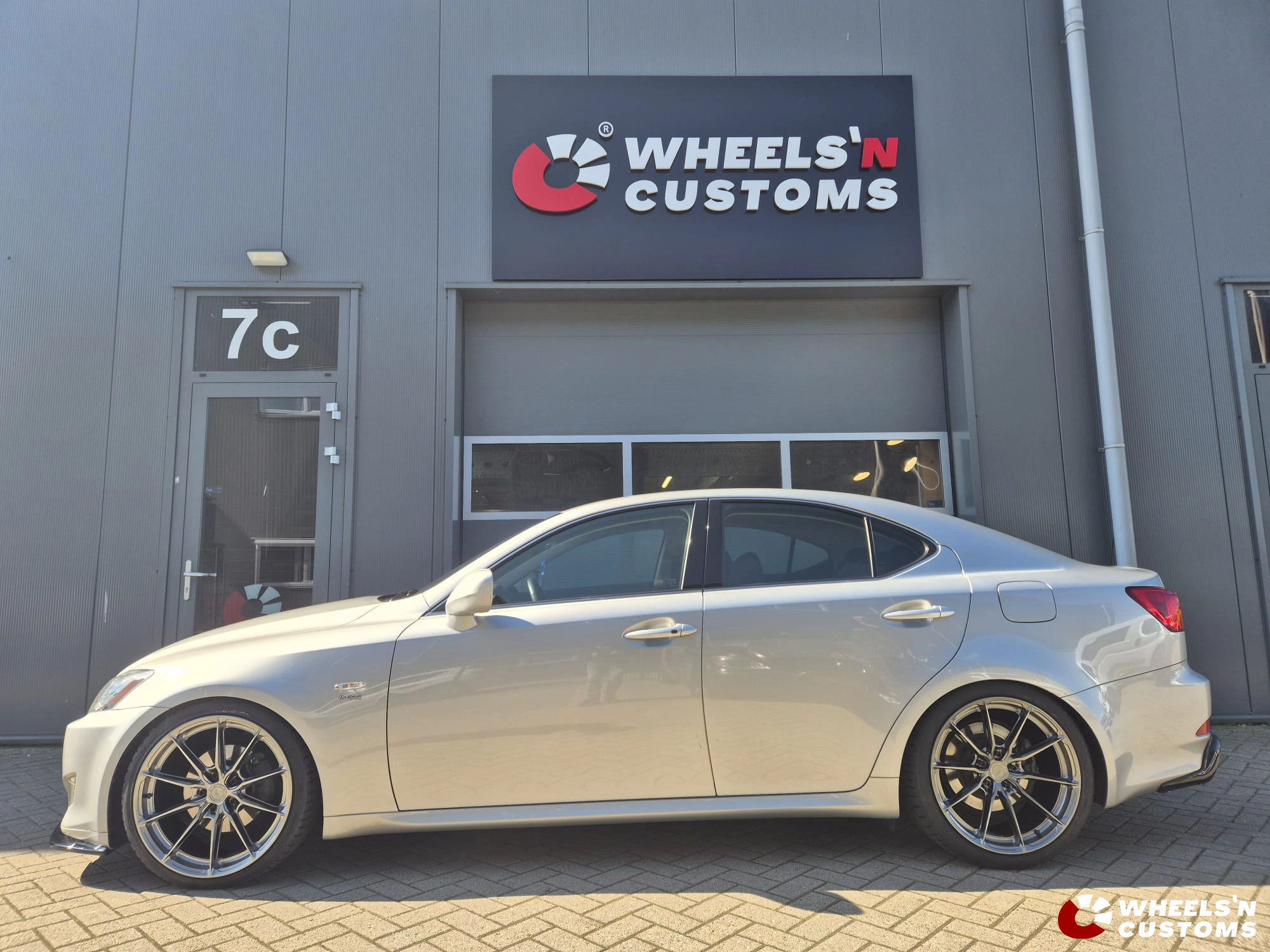 Lexus IS250 - 19 inch JR Wheels JR37 Hyper Black - 5x114.3  8.5j ET35+ 9.5J ET42.