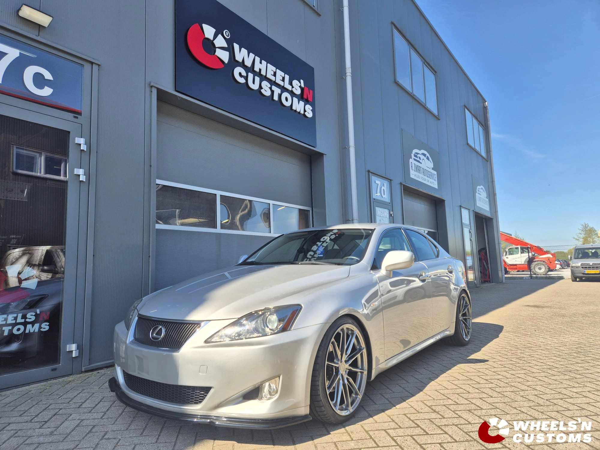Lexus IS250 - 19 inch JR Wheels JR37 Hyper Black - 5x114.3  8.5j ET35+ 9.5J ET42.