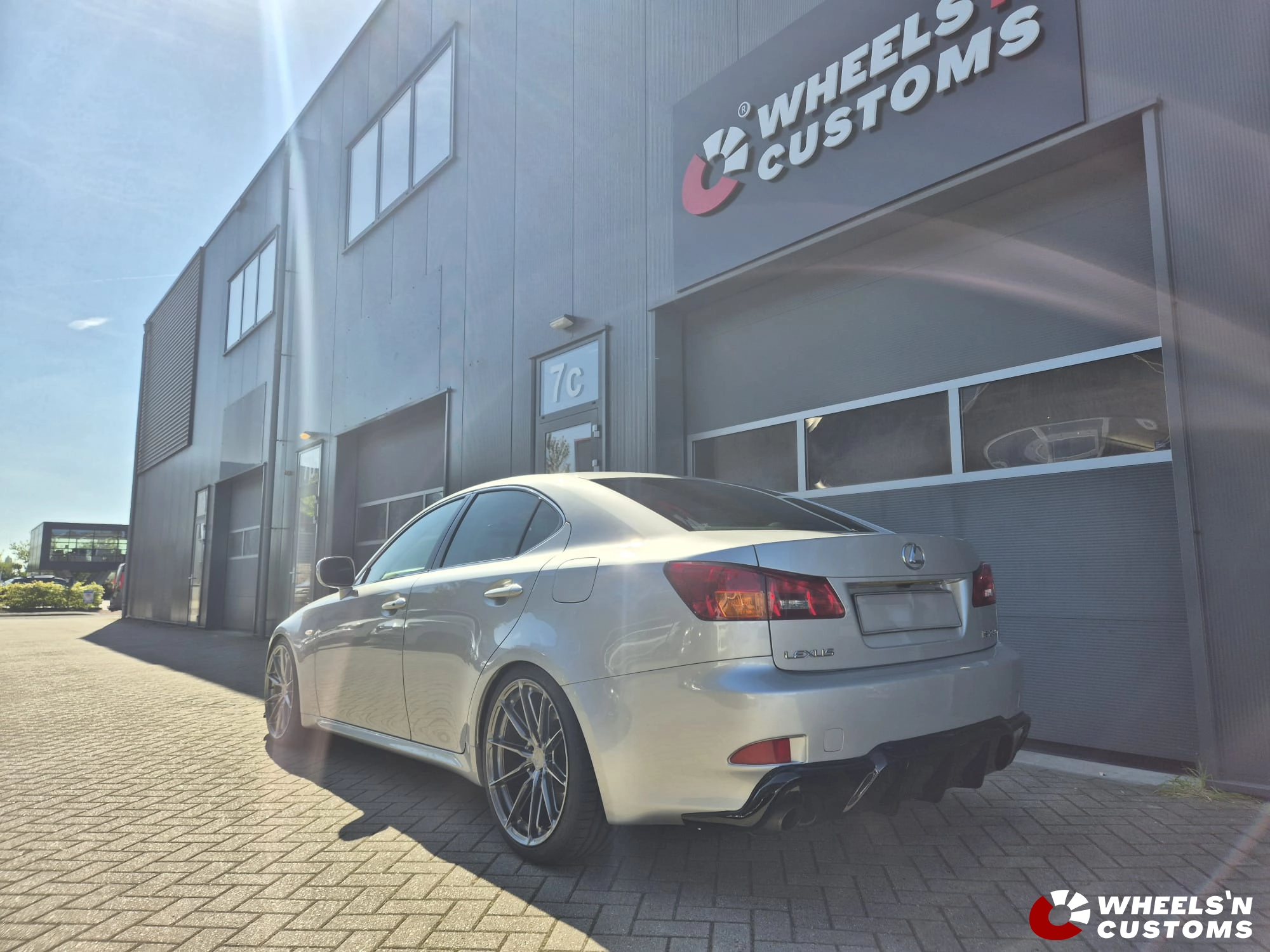 Lexus IS250 - 19 inch JR Wheels JR37 Hyper Black - 5x114.3  8.5j ET35+ 9.5J ET42.