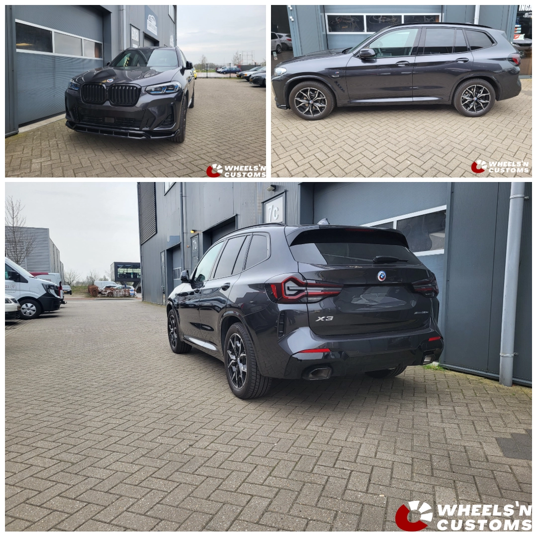 BMW X3 voorzien van Maxton Design onderdelen