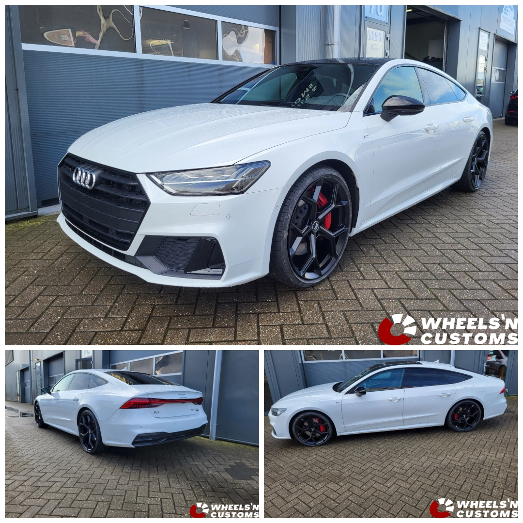 Audi A7 21 inch Velgen I5598 Black Half Matt - 5x120 9J ET30