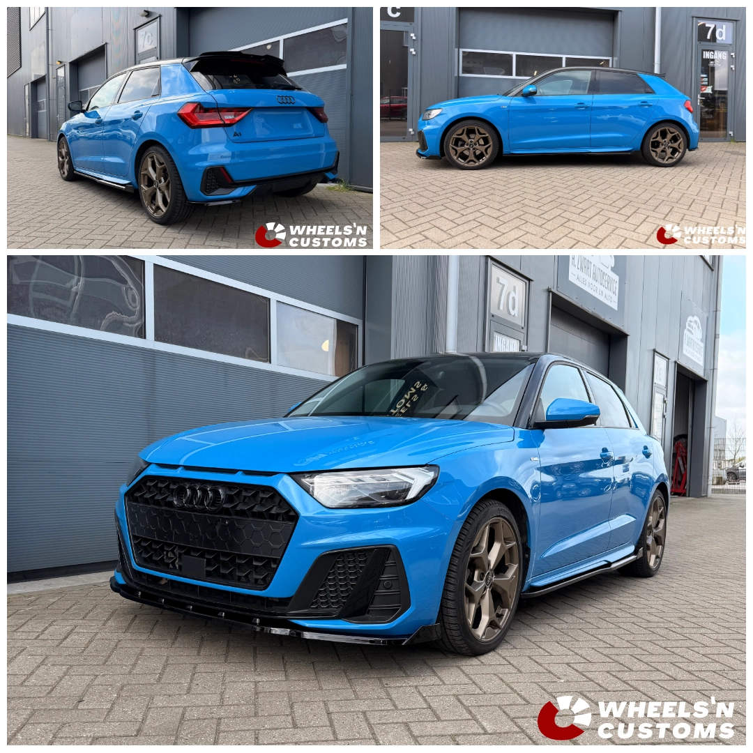 Audi a1 voorzien van Maxton Design onderdelen