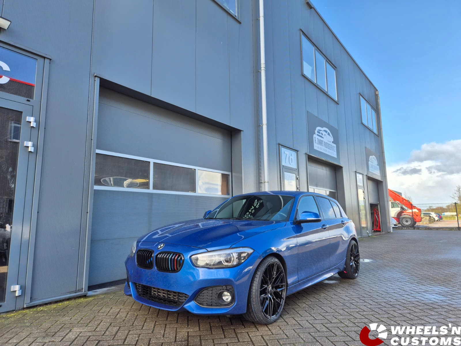  BMW 1-serie F20 19inch JR Wheels JR28 Gloss Black-5x120 8.5J ET40