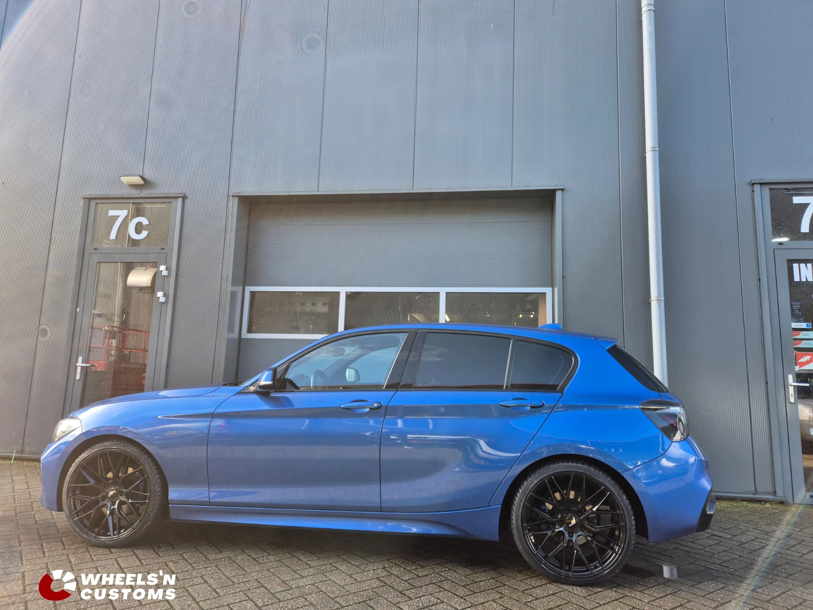  BMW 1-serie F20 19inch JR Wheels JR28 Gloss Black-5x120 8.5J ET40
