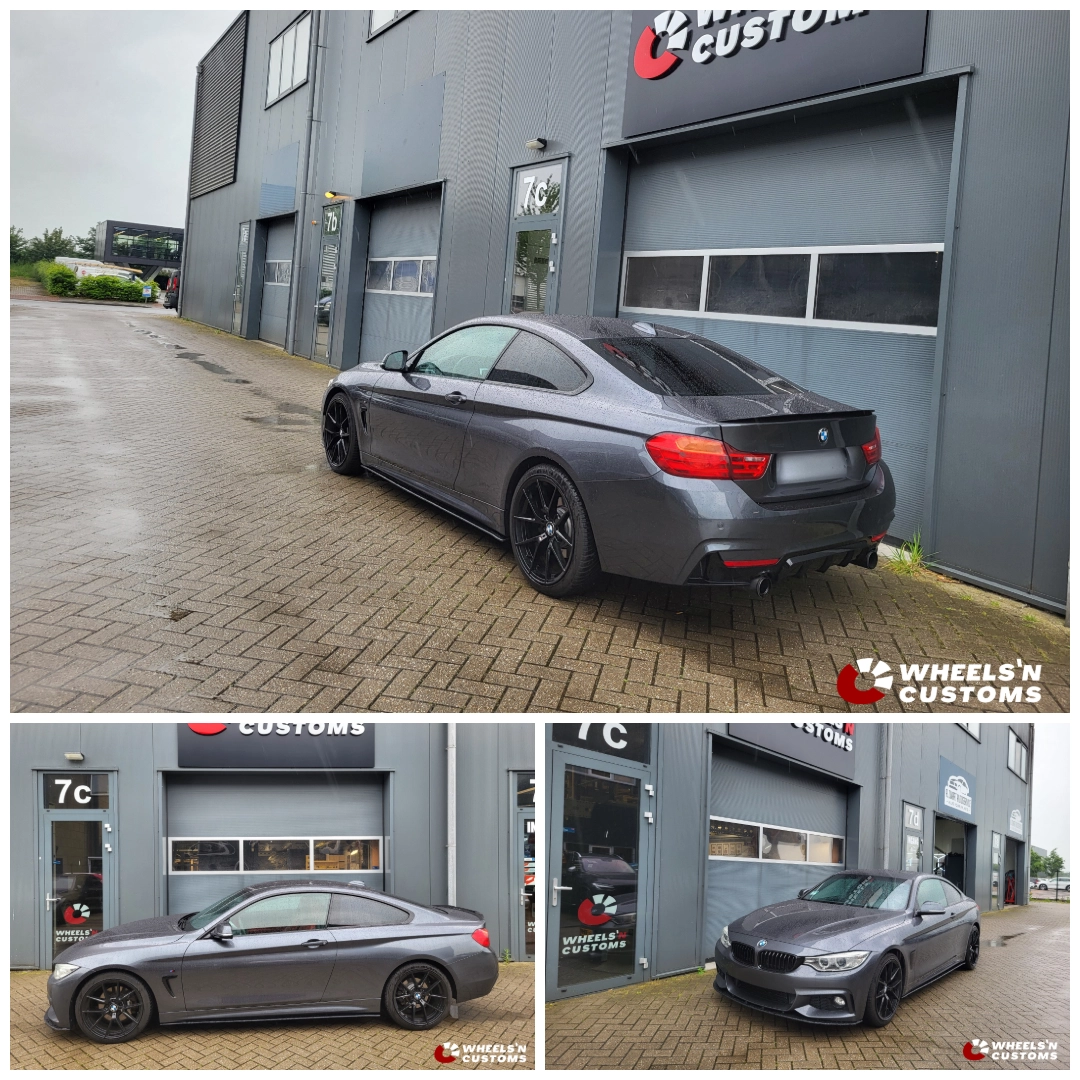 BMW 4 F32 voorzien van Maxton Design onderdelen