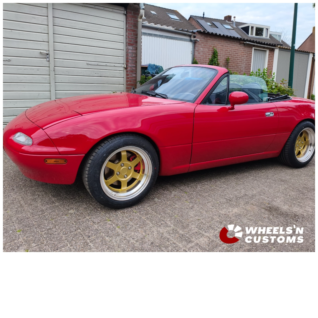 Mazda MX-5 -15 inch YKW Wheels  AS35 Gold - 4x100 ET20