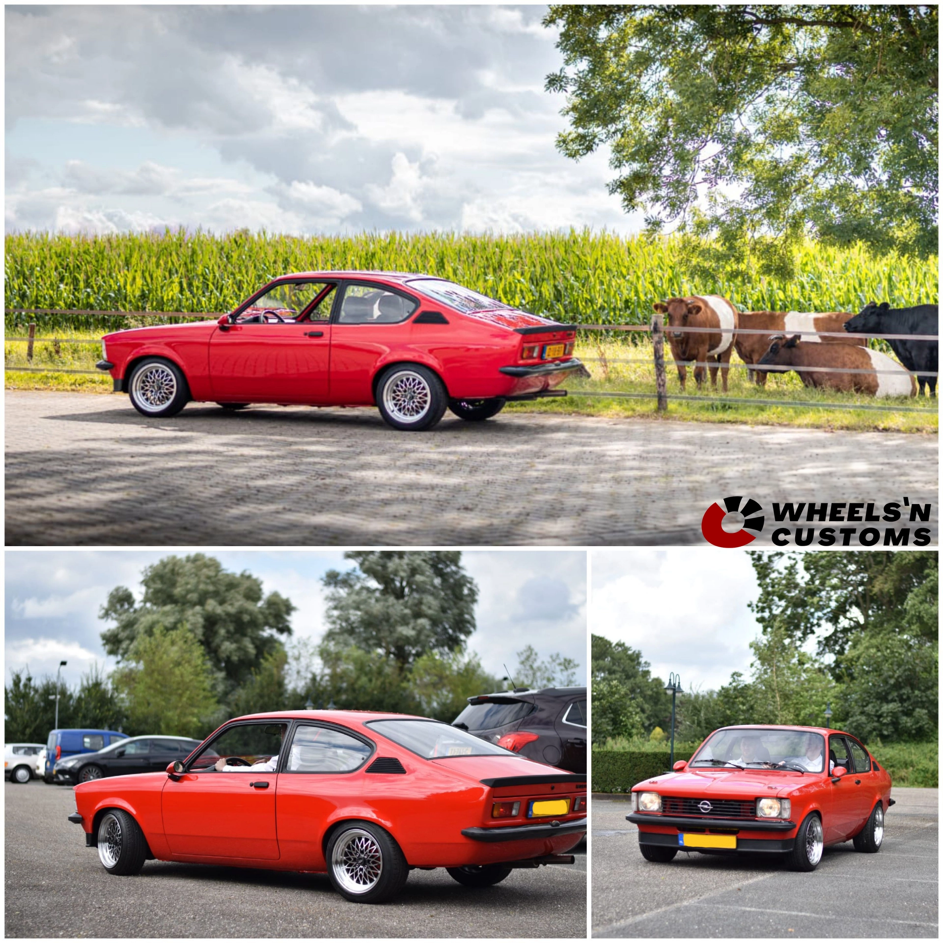 Opel Kadett - 15 inch Romax Glowstar - 4x100 8J ET20