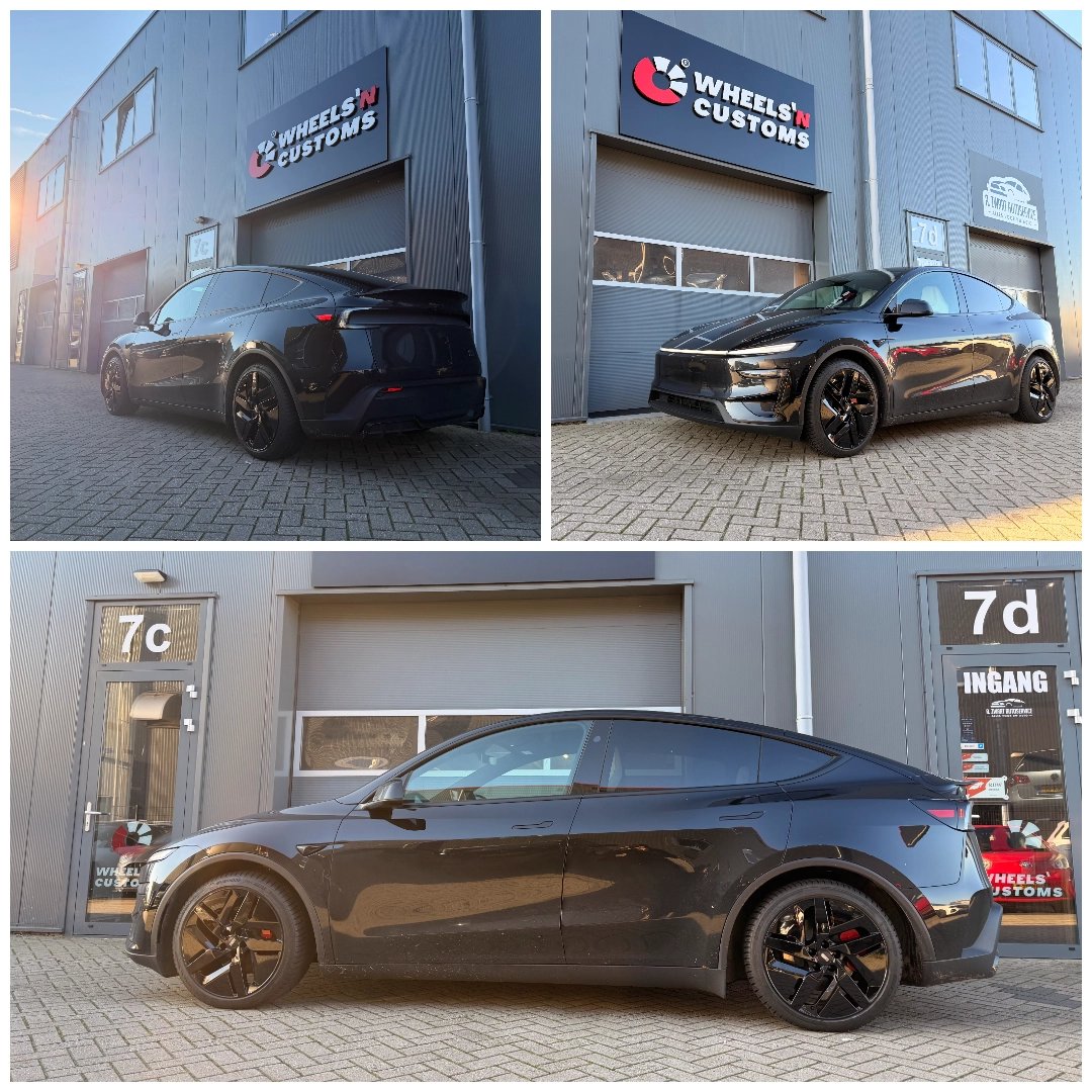 Strakke 20 inch Fondmetal E-Joule winterset op deze Tesla Model Y Performance! âš¡ï¸ðŸ›ž