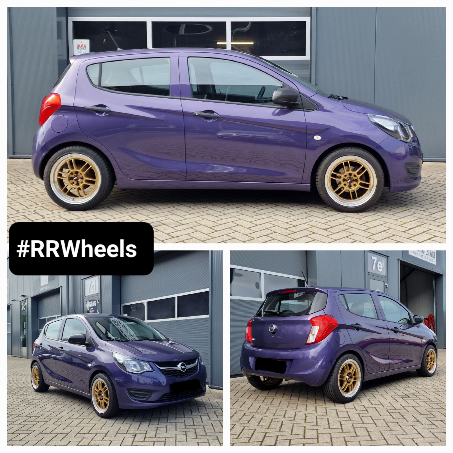 Opel Karl - 16 inch JR7 Gold Machined - 7J ET38