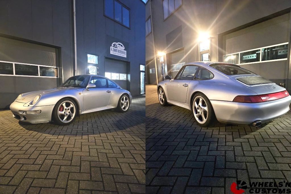Deze Porsche Carrera 4S hebben we voorzien van een nieuwe KW Suspensions V.1 schroefset, we hebben de auto mooi verlaagd zodat dit een sportieve rijervaring geeft.  De 30 jaar oude schokdempers waren 