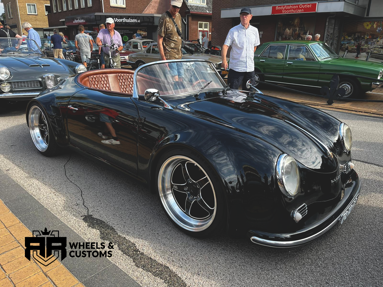 Porsche Speedster - 18 inch Weld Forged Black Milling - 9.5J ET25 + 10.5J ET20