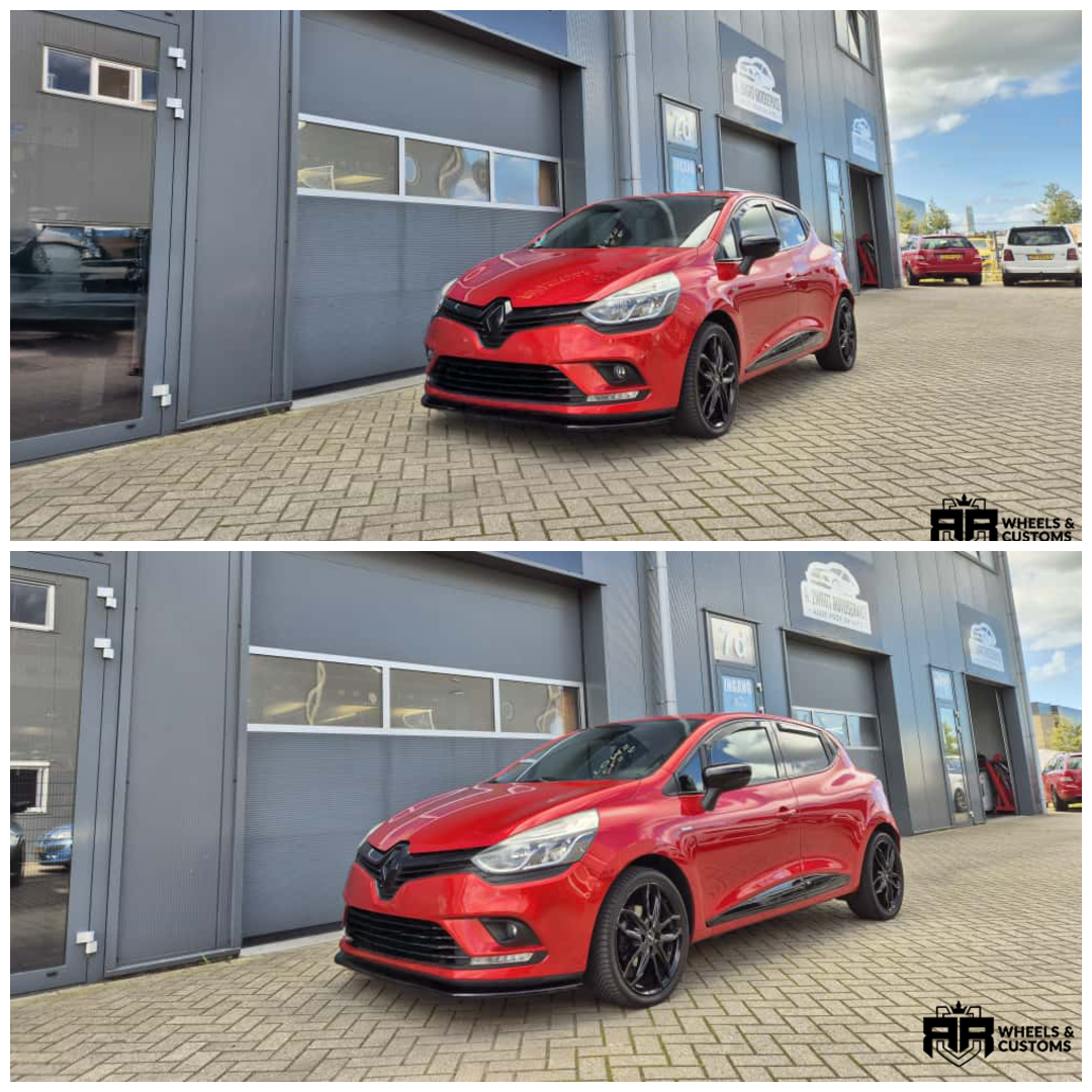 Renault Clio IV voorzien van Maxton Design onderdelen