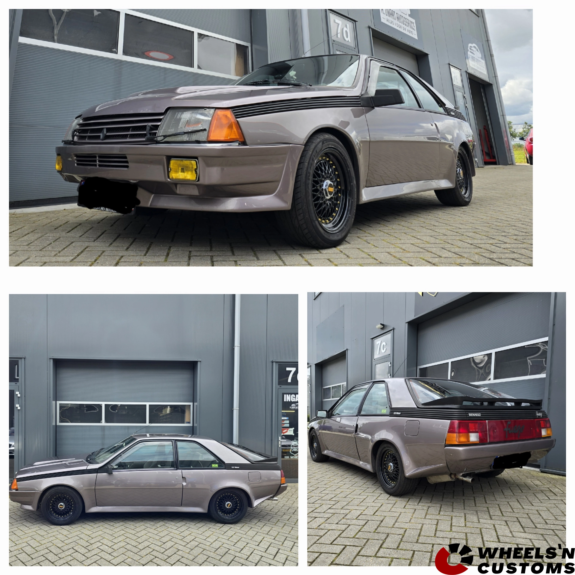 Renault Fuego - 16 inch JF Luxury REW177 Full Black