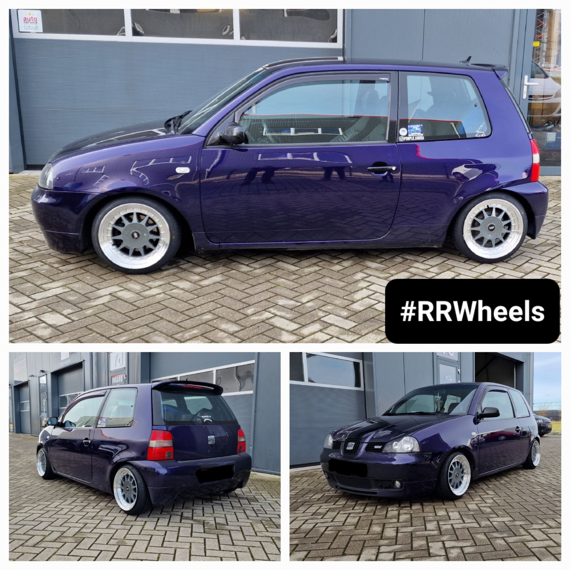 Seat Arosa - 15 inch HSR H596 Gun Metal - 7.5J ET30