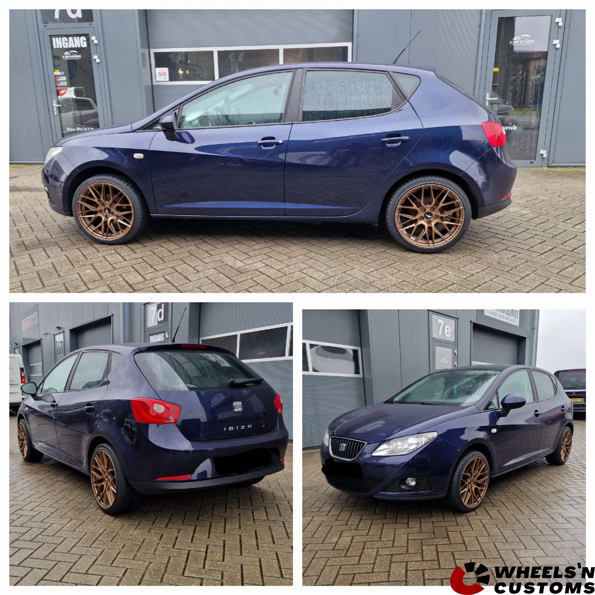 Seat Ibiza FR - 17 inch Japan Racing JR28 Platinum Bronze - 8J ET35