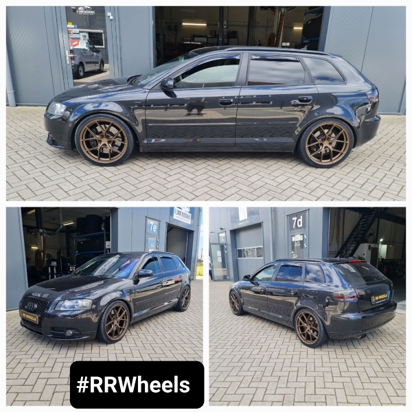 Audi A3 3.2 Quattro - 19 inch Japan Racing SL01 Flat Bronze - 5x112 8.5J ET45.