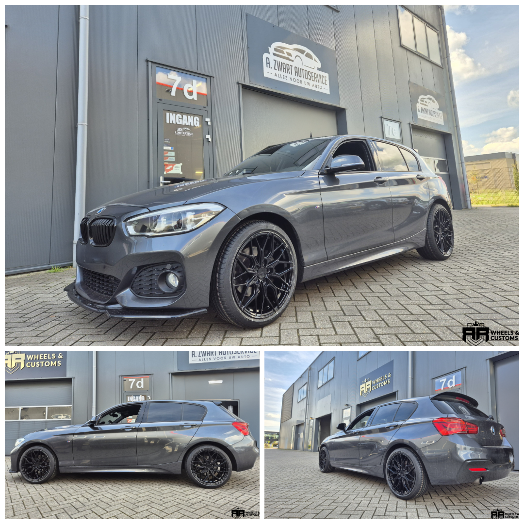 BMW 1 serie F20 2016 - 18 inch Japan Racing JR46 Gloss Black - 8.5J ET42 