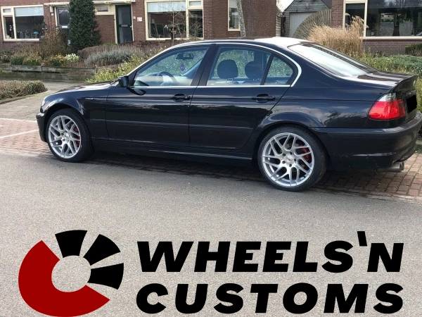 BMW E46 - 18 inch breedset Stuttgart ST12 - 8.5J ET35 + 9.5J ET38.