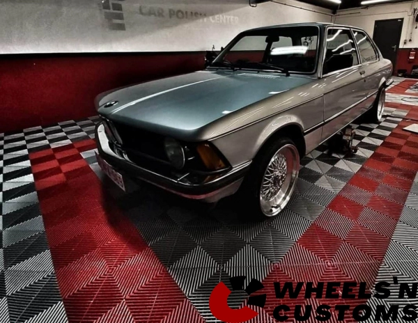 BMW E21 - 17 inch MS Deepdish wheels - 8J ET30 + 9J ET25.
