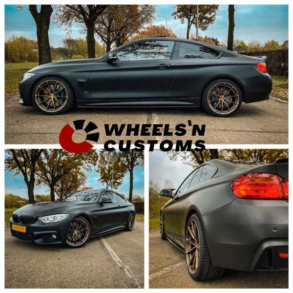 BMW 4 serie F32 - 19 inch Japan Racing type JR37 Platinum Bronz + 8.5J en 9.5j ET35.