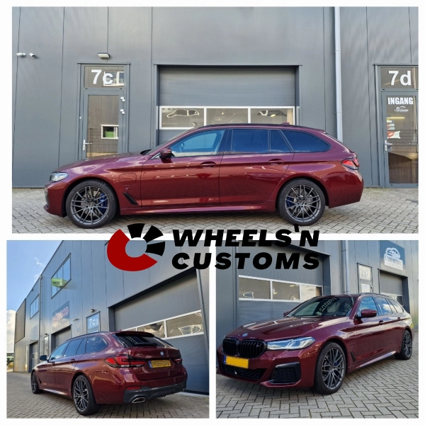 BMW 5 Serie G31 X-Drive - 19 inch Breyton Fascinate Matt Gunmetal -  5x112 8.5J ET30.