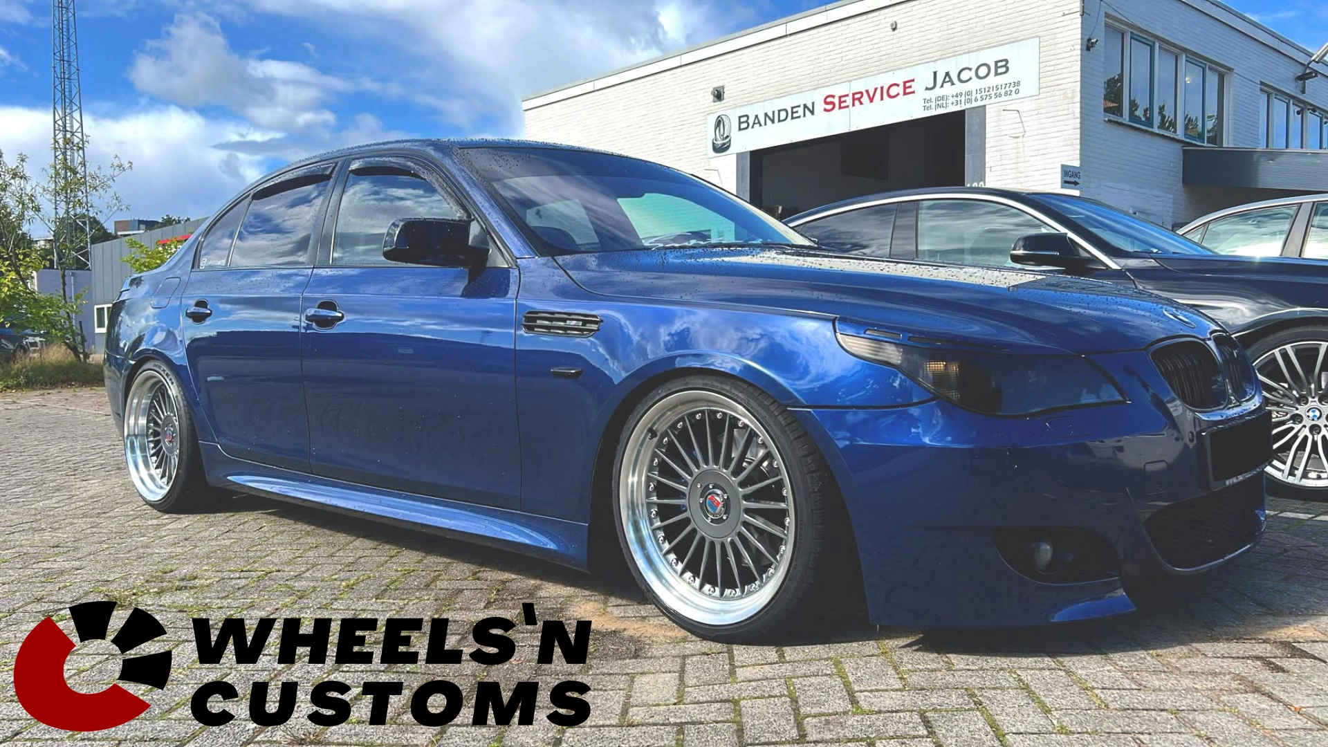 BMW 5 serie E60 - 19 inch YKW Wheels Y9670 - Carbon Grey Machined Lip - 8.5J ET20 + 10J ET25.