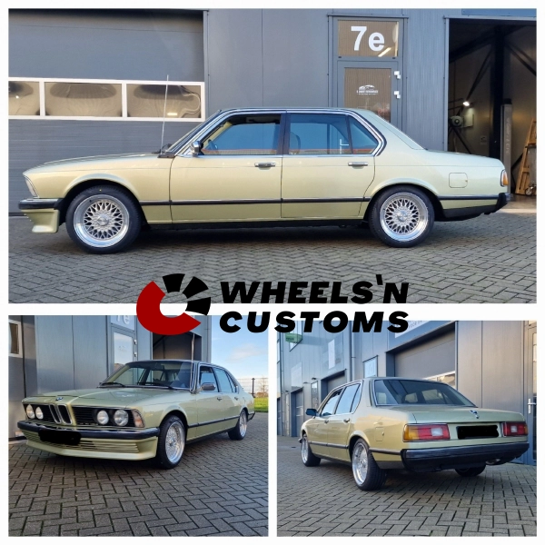 BMW 7-Serie E23 - 17 inch Lenso BSX Gloss Silver Polished - 8.5J ET25