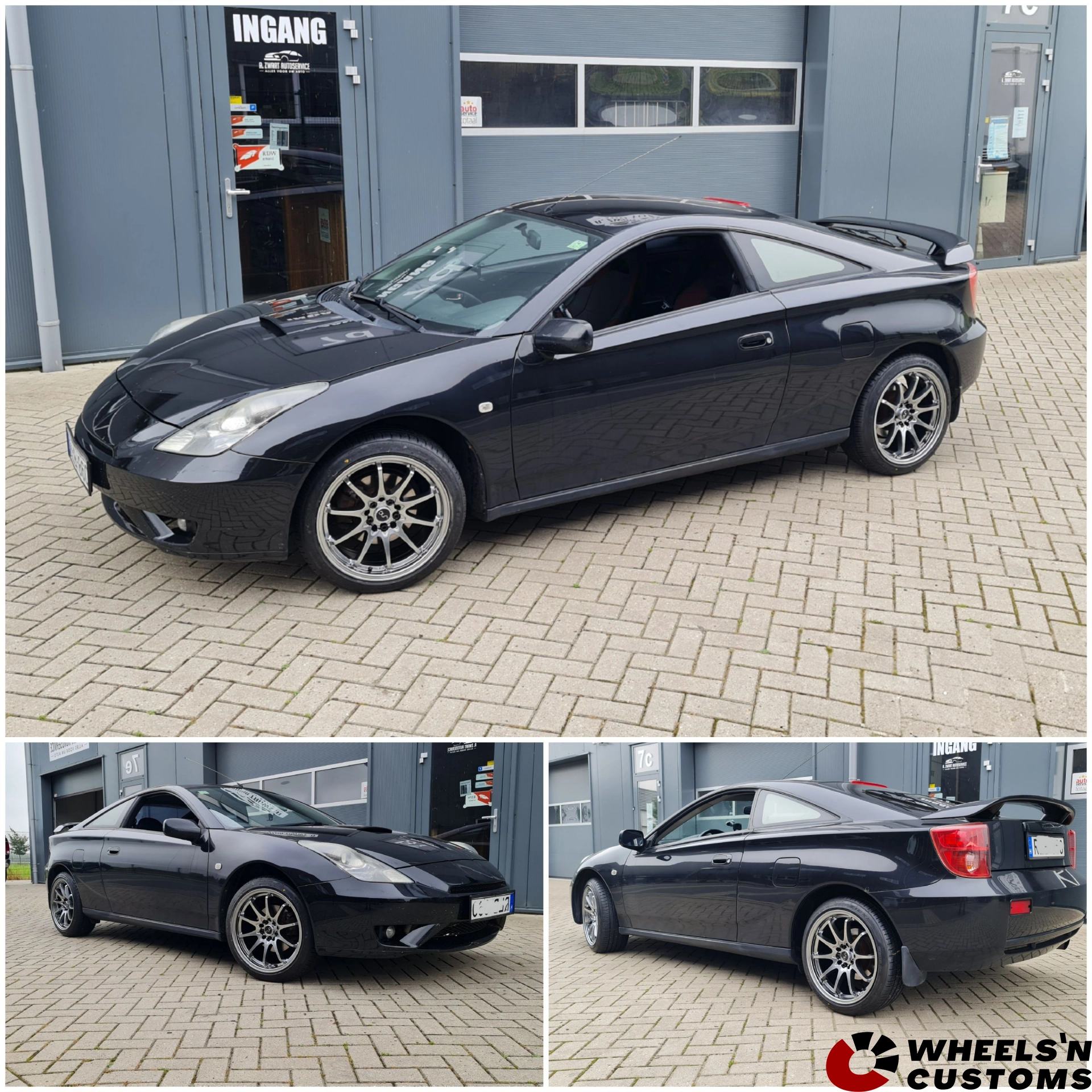 Toyota Celica - 17 inch JNC006 Hyper Black - 5x100 8J ET30