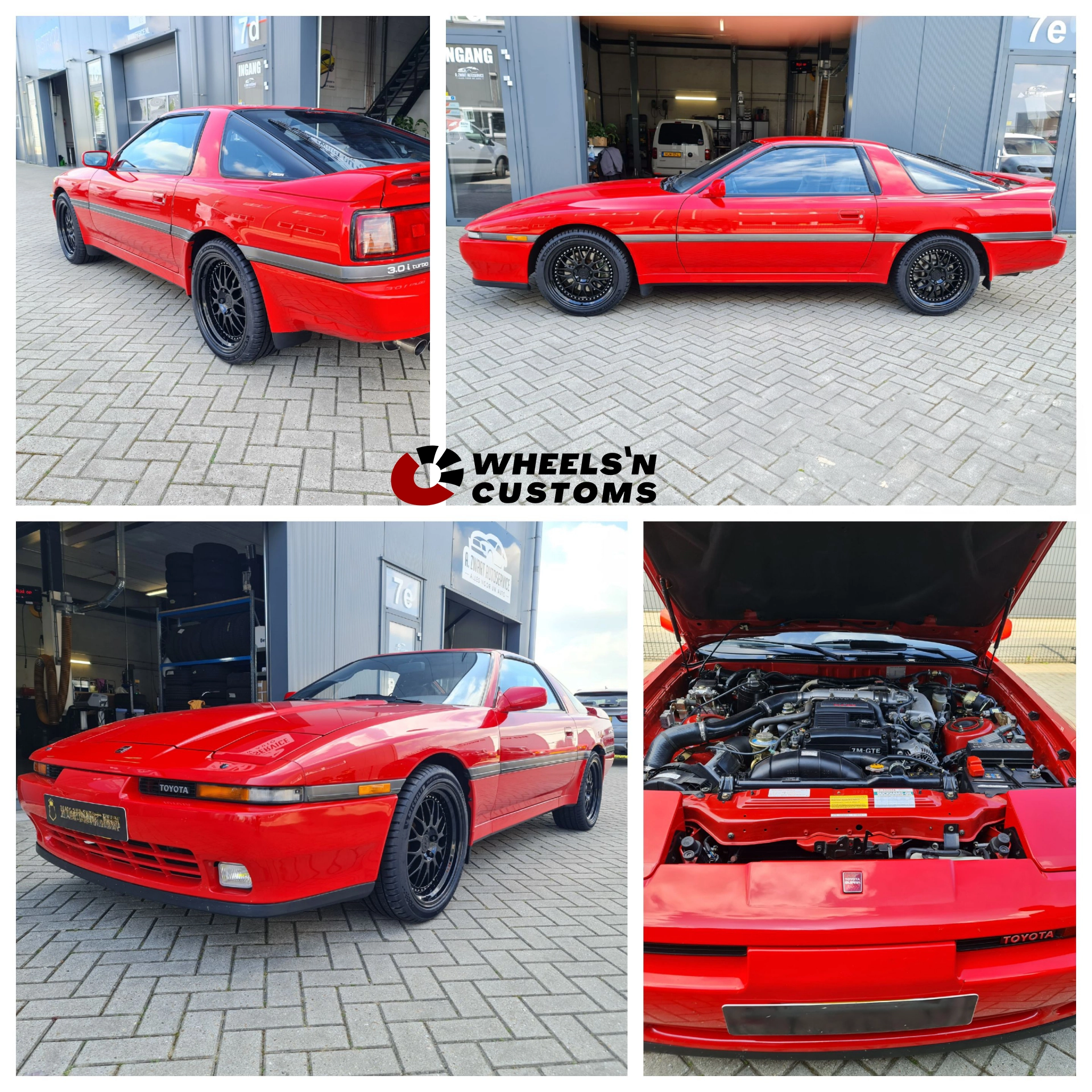 Toyota Supra MK3 - 18 inch ESR SR01 Gloss Black - 8.5J ET30