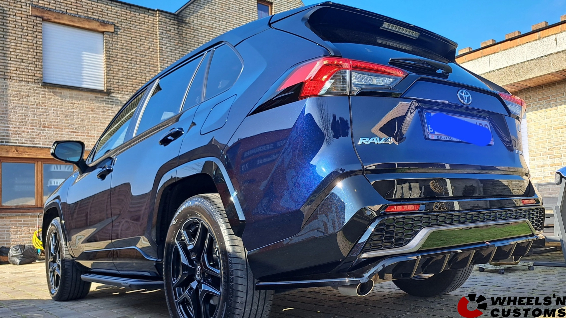 Central Rear Splitter (with vertical bars) Toyota RAV4 GR Sport Mk5 / Diffuser