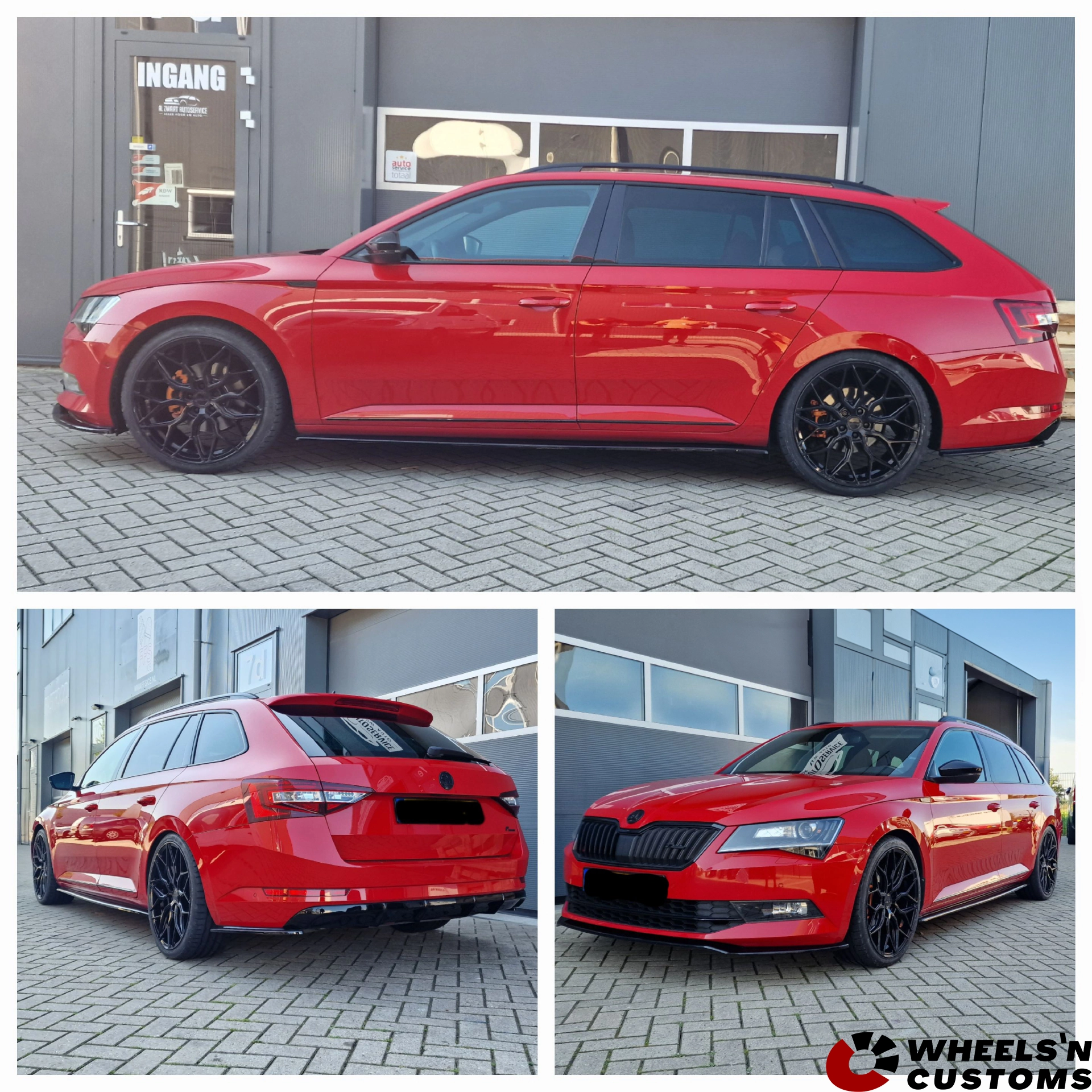 Skoda SuperB - 20 inch Riviera RF108 Gloss Black - 8.5J ET38