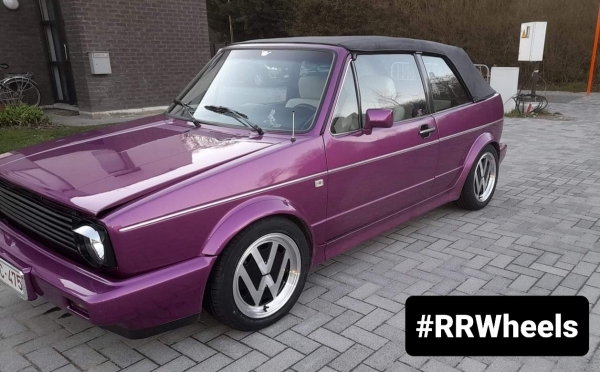 Volkswagen Golf 1 - 15 inch JF Luxury VW logos - 4x100 6.5J ET30