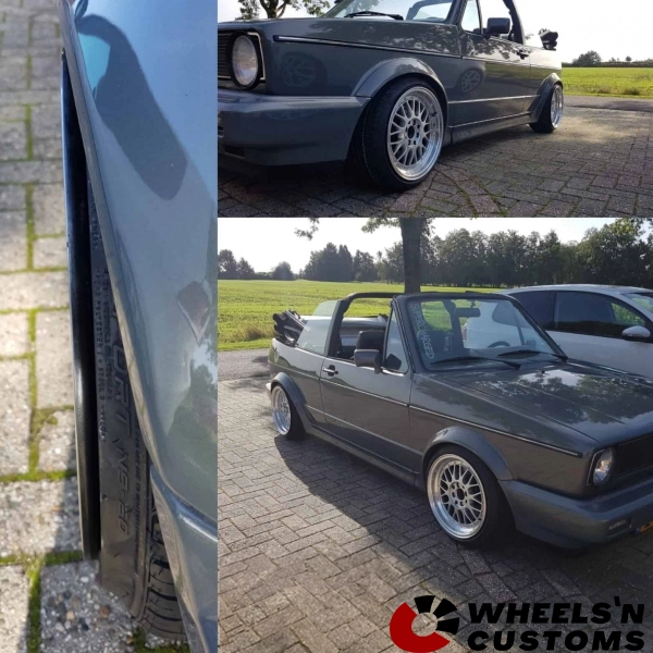 Volkswagen Golf 1 cabrio - 16 inch breedset - 8J + 9J ET35