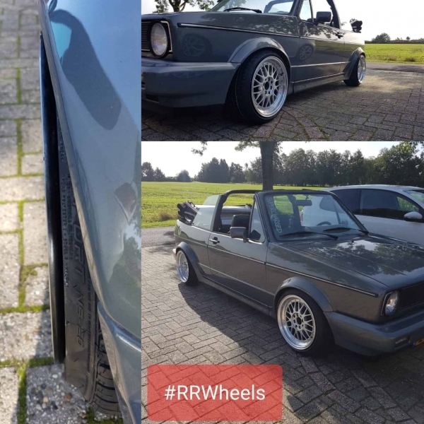 Volkswagen Golf 1 cabrio - 16 inch breedset - 8J + 9J ET35