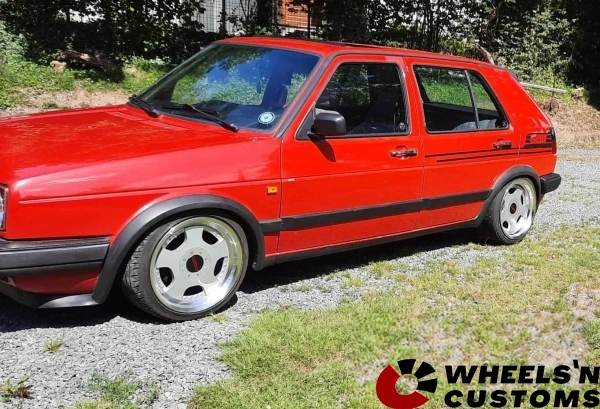 Volkswagen Golf 2 - 16 inch Brave wheels - 4x100 7.5J ET35 + 8.5J ET30