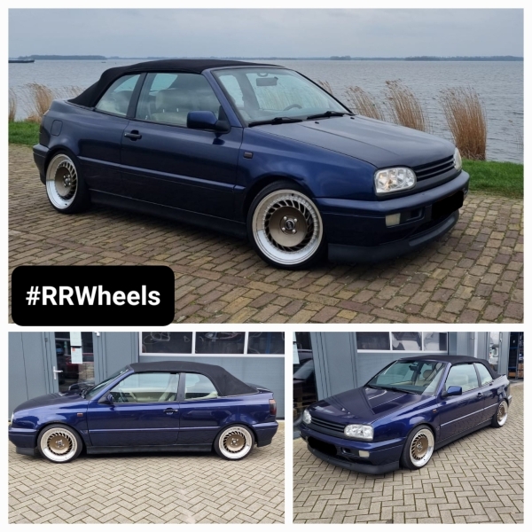 Volkswagen Golf 3 Cabrio - 17 inch YKW Y709 Coffee Brown Chrome Lip - 8J ET30